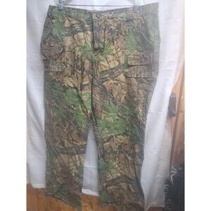 Vtg Gander Mountain Real Tree Camoflauge Cotton Hunting Pants Mens Size 48/32